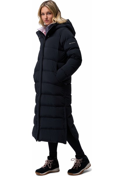 Amaze Puff Long Kapüşonlu Kadın Kaz Tüyü Mont modelleri
