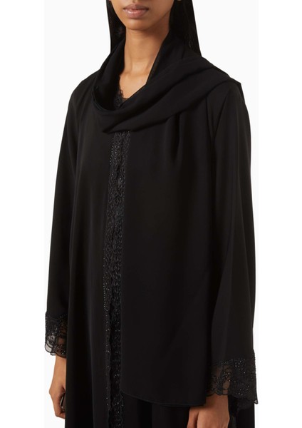 Romantik Dantel Işlemeli Abaya Şık Tasarımıyla Özel Günler Için Ideal Seçim fırsatları