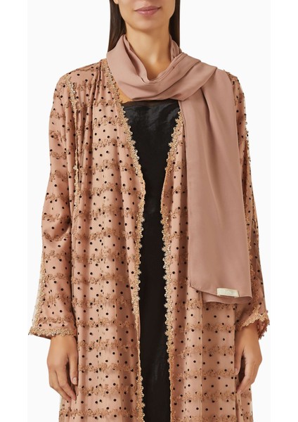 Polka Dot Desenli Abaya Şık ve Rahat Günlük Kullanım Için Ideal Seçim fırsatları