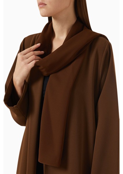 Şık ve Zarif Polycrepe Abaya ile Uyumlu Sheila ile Her Durumda Kullanım Için Ideal Seçim indirimleri