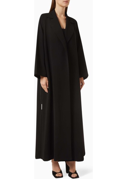 Zarif A Kesim Notch Yaka Abaya Rahat ve Şık Tasarım ile Günlük Kullanım Için Ideal