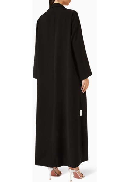 Zarif A Kesim Notch Yaka Abaya Rahat ve Şık Tasarım ile Günlük Kullanım Için Ideal modelleri