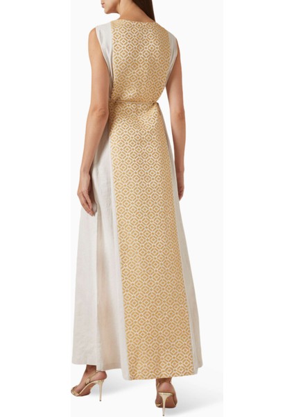 Şık ve Modaya Uygun Geometrik Desenli Maxidot Elbise ile Tarzınızı Yaratın modelleri