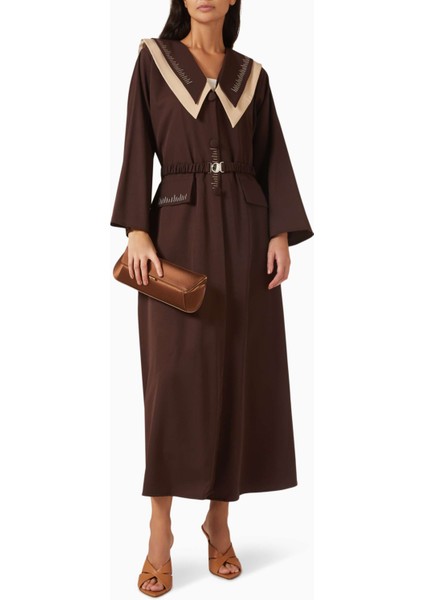 Şık Bel Sırası Abaya Modern ve Geleneksel Tarzı Birleştirir fiyatları