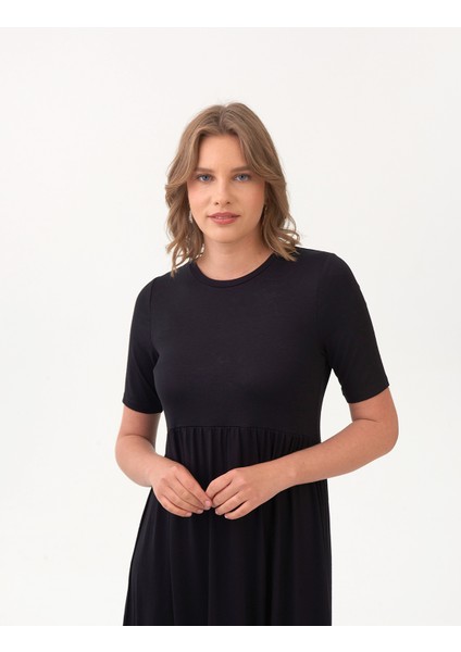 Relaxed Fit Midi Örme Elbise fiyatları