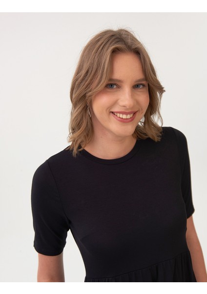 Relaxed Fit Midi Örme Elbise modelleri