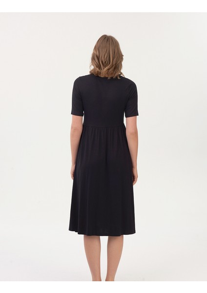 Relaxed Fit Midi Örme Elbise fırsatları