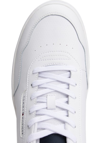 Lacivert - Beyaz - Kırmızı Erkek Sneaker Th Basket Core Lth