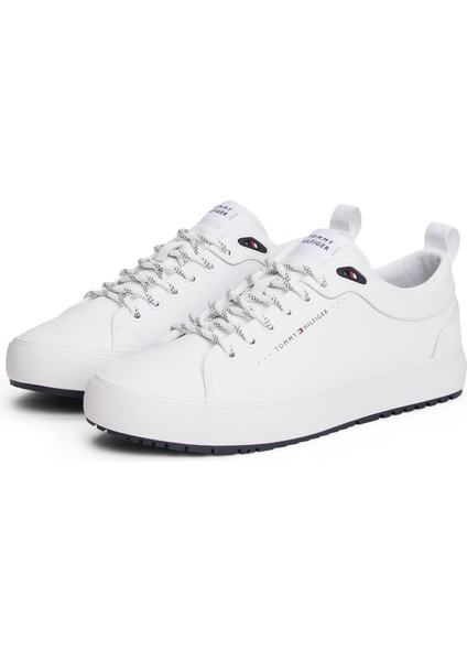 Geri Dönüştürülmüş Suni Deri - Geri Dönüştürülmüş Polyester Beyaz Erkek Günlük Ayakkabı Th Hı Vulc Core Low Cleat Lth fiyatları