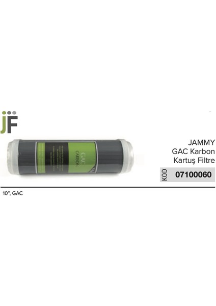 Jf Granül Karbon Kartuş Gac Filtre - 10''- 07100060 modelleri