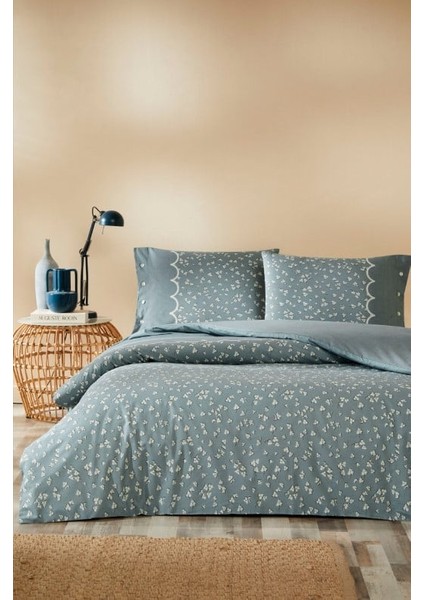 Özdilek Çift Kişilik Ranforce Nev Takımı Cilantro Mavi