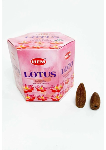 10 Adet Geri Akış Backflow Şelale Tütsü Konisi Tütsü Back Lotus Çiçeği Kokulu