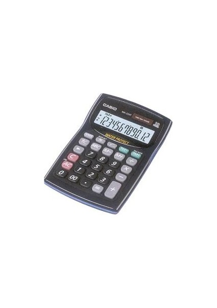 WM-220MS-BU 12 Hane Mavi Suya-Toza Dayanıklı Masa Üstü Hesap Makinesi modelleri