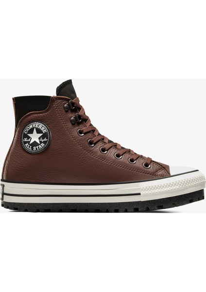 Chuck Taylor All Star City Trek Unisex Kahverengi Deri Bot.202