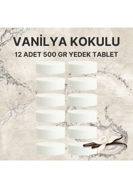 Nem Alıcı Rutubet ve Küf Önleyici Yedek Tablet Vanilya 2X500 6'lı fiyatları