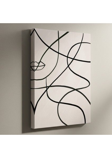 Soyut Kadın Portresi Tablosu