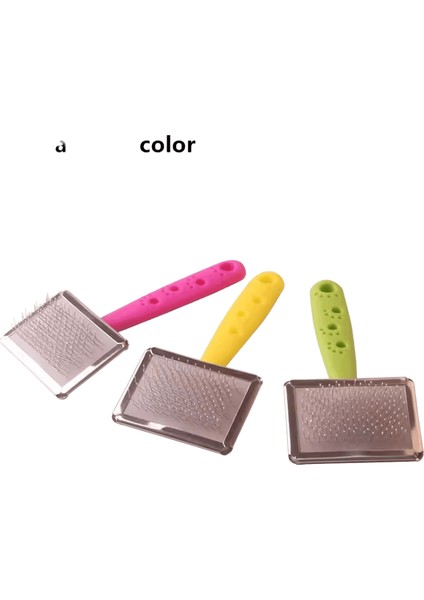 Pet Köpek Tarak Epilasyon Paslanmaz Stee Düğüm Bakım Tarak Yavru Köpek Aksesuarları Fırça Iğne Tarak Köpek Malzeme，i Evcil Köpek Fırçası (Yurt Dışından)