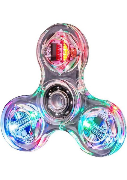 Aydınlık LED Işık Döndürücü El Top Döndürücüler Karanlık Işıkta Parlıyor Edc Figet Spiner (Yurt Dışından) fiyatları