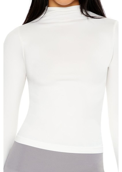 Dikişsiz Dik Yaka Bluz indirimleri