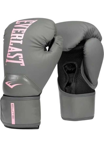 P00003310 Elite 2 Boks Eldiveni Gri Pembe