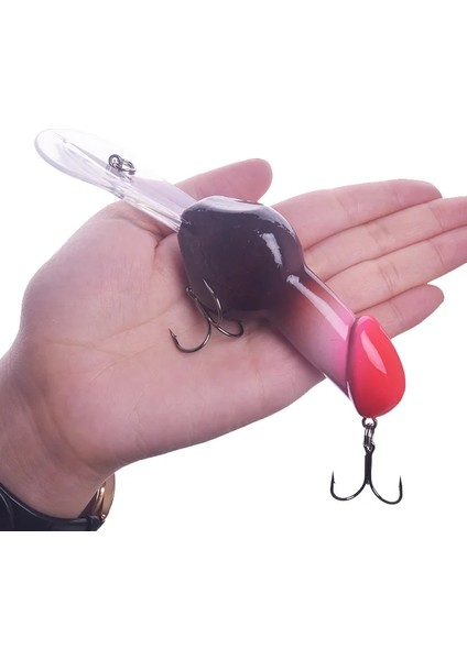 B Tarzı 1 Adet Büyük Minnow Sert Balıkçılık Cazibesi 14 cm 27G Dalış Swimbait Komik Çıngırak Yemi Crankbait Er Bas Tiz Kancalı (Yurt Dışından) fiyatları