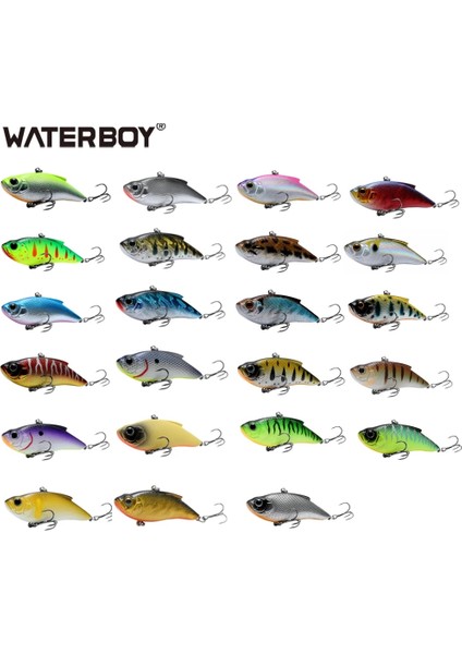 Renk 11 Tarzı Waterboy 7.5cg Vıb Cazibesi Sert Yapay Balıkçılık Vibe Dudaksız Yeni Plastik Titreşim Gürültülü Çıngırak Batan Yemi (Yurt Dışından) fiyatları