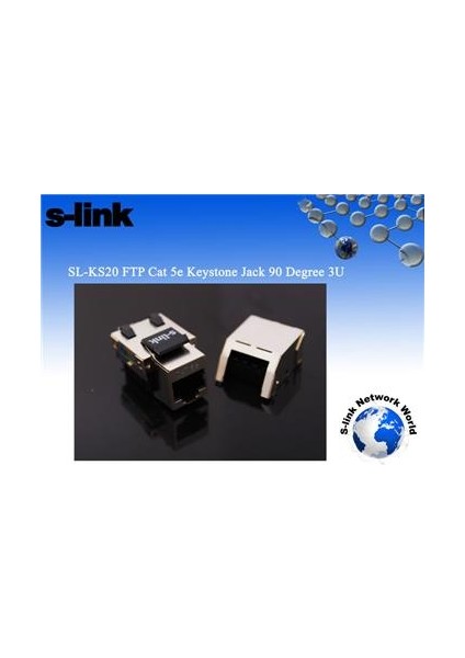 SL-KS20 FTP CAT5E Kestone Jack3U 90 Dek fiyatları