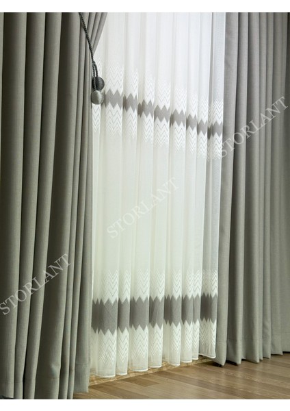 Soft Weave Tül Perde | Ağır Gramajlı, 1/3 Sık Pileli, Ütü Gerektirmez L Her Odaya Uygun modelleri