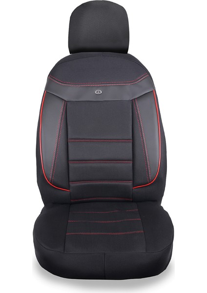 Fiat Linea Araçlara Uyumlu Oto Koltuk Kılıfı Seti - Venüs Serisi - Kırmızı modelleri