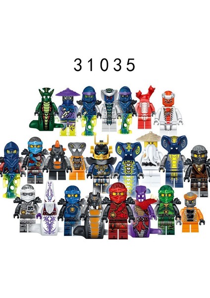24 Parçalı Lloyd Yapı Taşı Minifigure Eğitici Inşaat Oyuncağı (Yurt Dışından)
