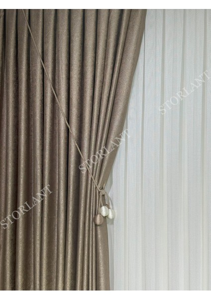 Yaldız Efektli Simli Fon Perde L 1/3 Sık Pile L Aksesuar Hediyeli L Tek Kanat modelleri