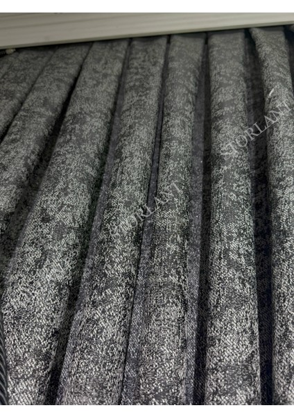 Yaldız Efektli Simli Fon Perde L 1/3 Sık Pile L Aksesuar Hediyeli L Tek Kanat fırsatları