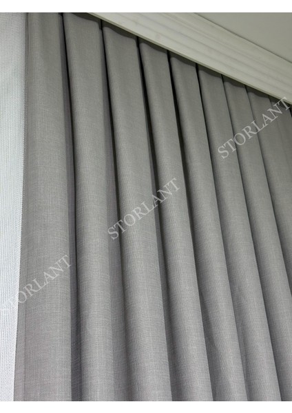 Keten Foldet Fon Perde L 1/3 Sık Pile L Aksesuar Hediyeli L Tek Kanat fiyatları