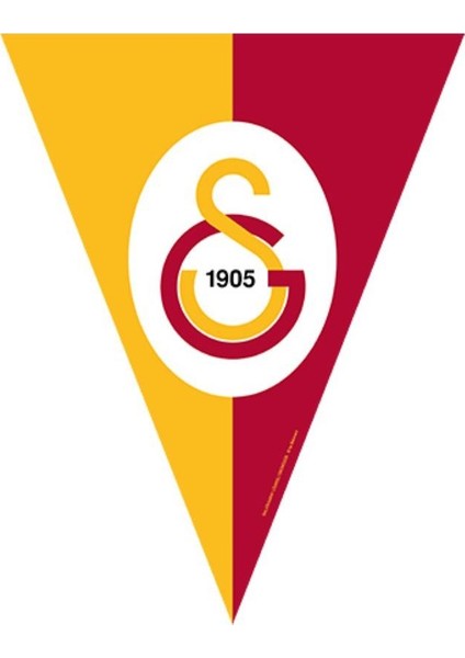 Galatasaray Üçgen Bayrak Flama - 3,60 mt