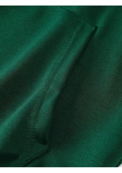 Sevimli Köpek Leopar Kalpli Baskılı 2 Iplik Şardonlu Kapüşonlu Cepli Sweatshirt modelleri