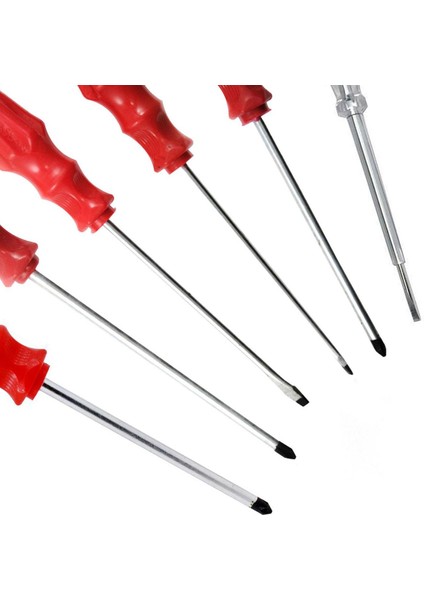 Tornavida Seti (6'li Set) Düz Yıldız Uçlu Kontrol Kalemi fiyatları