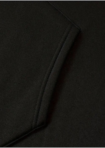 Newyork Baskılı Cepli Kapüşonlu Sweatshirt modelleri