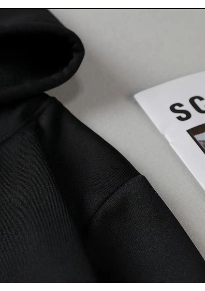 Newyork Baskılı Cepli Kapüşonlu Sweatshirt fırsatları