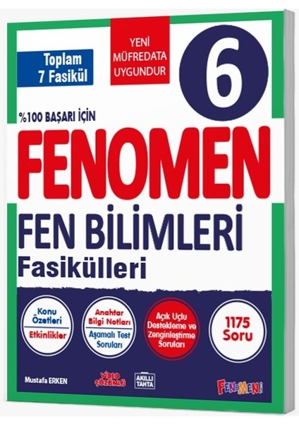Fenomen Okul 2026 6. Sınıf Fen Bilimleri Fasikül Seti (1-2-3-4-5-6-7) Güncel Müfredat