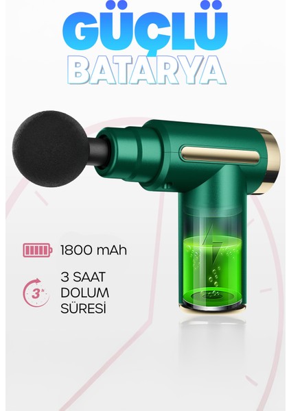 6 Mod Masaj Taancası Sporcu Masaj Aleti 4 Başlıklı Şarjlı Titreşimli Sporcu Masaj Aleti Yeşil 2028 indirimleri