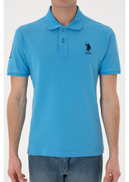 Erkek Turkuaz Tişört Basic 50305929-VR093