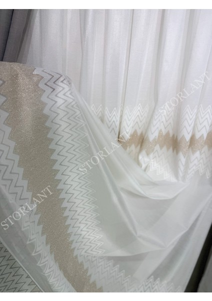 Soft Weave Gold Tül Perde | Ağır Gramajlı, 1/3 Sık Pileli, Ütü Gerektirmez L Her Odaya Uygun fiyatları