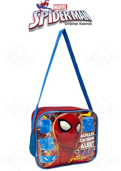 Örümcek Adam Lisanslı Erkek Beslenmeli Ilkokul Sırt Çantası Kalem Kutusu Hediyeli modelleri