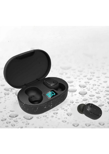 E6S Kablosuz Kulaklık Dijital Göstergeli Bluetooth Kulaklık 5.0 fırsatları