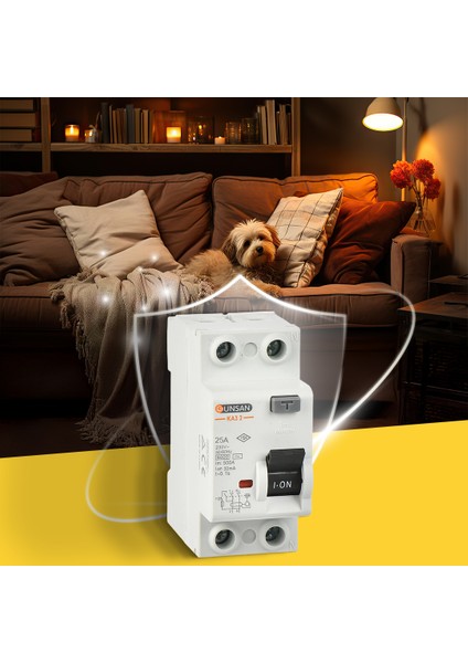 Valta Kaçak Akım Koruma Anahtarı 6 kA 1 Kutup + Nötr 30 mA 25A indirimleri