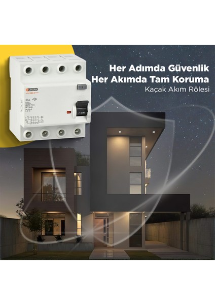 Valta Kaçak Akım Koruma Anahtarı 6 kA 3 Kutup + Nötr 30 mA 25A fiyatları