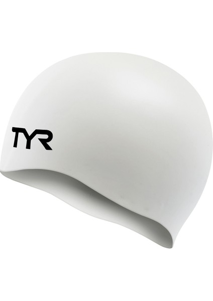 Silikon Yetişkin Yüzme Bonesi Beyaz