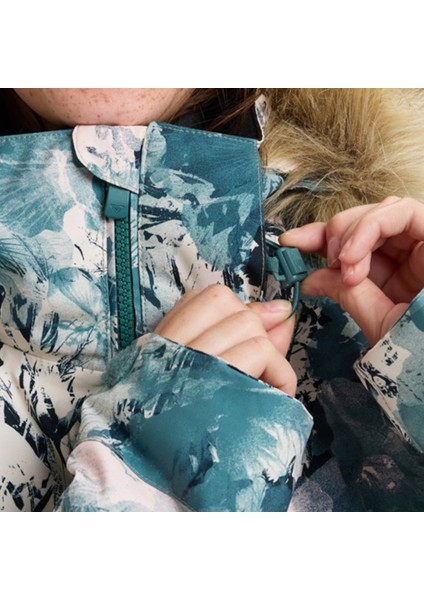 Jet Ski Kadın Renkli Kayak Montu.BPF2