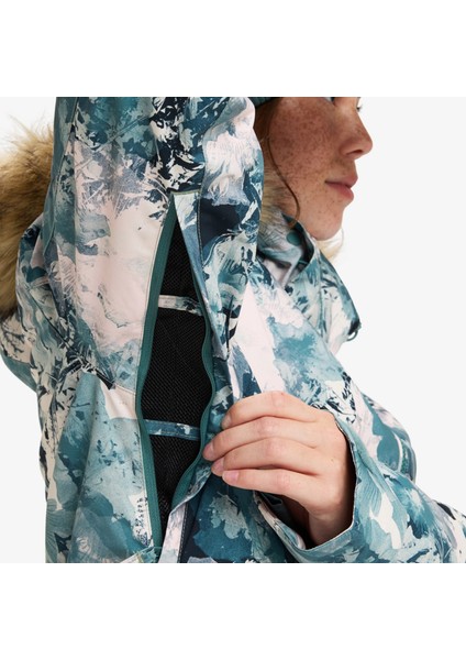 Jet Ski Kadın Renkli Kayak Montu.BPF2