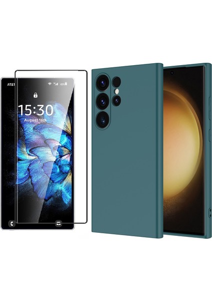 Samsung Galaxy S25 Ultra Uyumlu Kılıf Vendas Mara Lansman Kapak + Cam Ekran Koruyucu